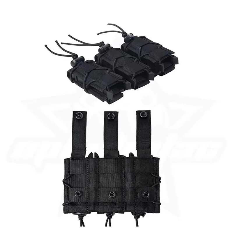 9mm Magazine Pouch Double Triple Magazine Pouch Molle Open for 17 19 OPHIDIAN