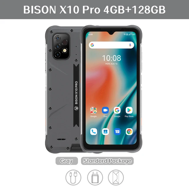 best pocophone [24H Shipping]UMIDIGI Bison X10 X10 Pro 4GB+64GB/128GB Global Smartphone NFC IP68 Helio P60 20MP Triple Camera 6.53"HD+ 6150mAh latest umidigi phone UMIDIGI