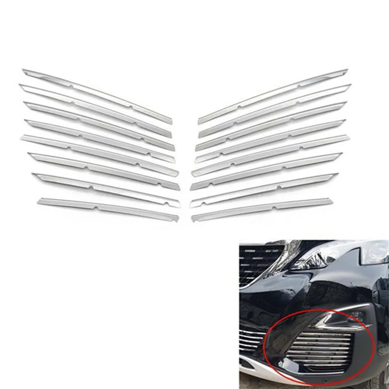Rejilla Luz Antiniebla Para Peugeot 3008/GT 2020-2024 - Kit Cubierta Parachoques Delantero, Referencia 1675867980