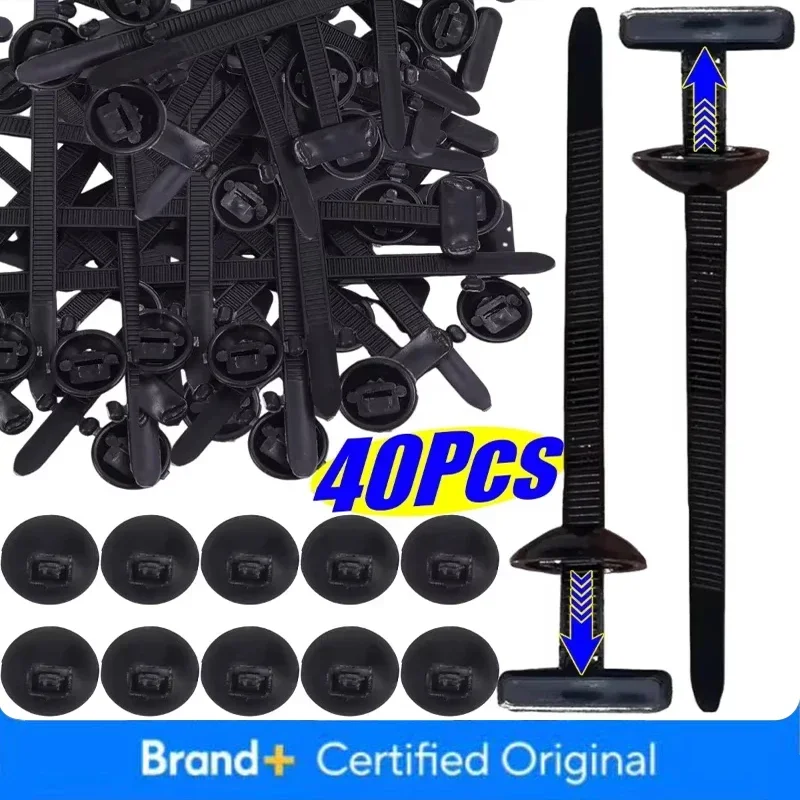 5-200Pc Carabiner Nylon Universal Tie Buckle Auto Fastener Screw Replacement Clip for Fender Trunk Engine Guard Auto Accessories