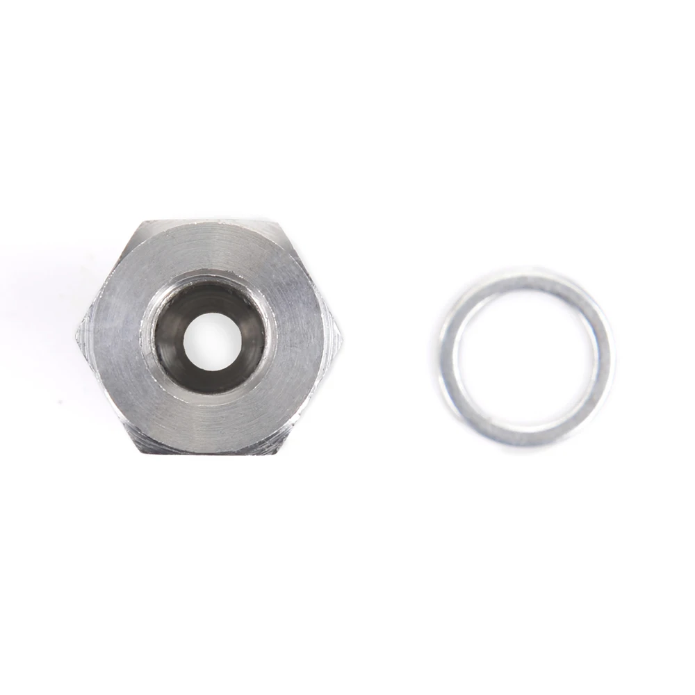 Pressure Transducer Sender Stainless Steel 1/8 NPT Oil Pressure Sensor Tee Adapter to 1/8 NPT Gauge T-Piece With O-ring pad