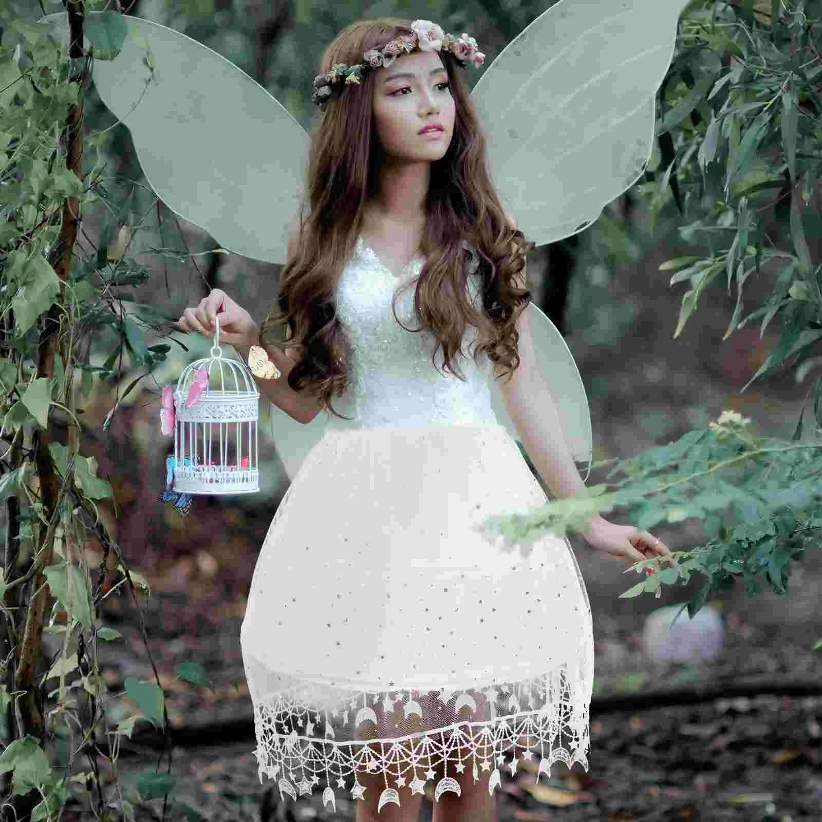 Star Moon Slip Dress Tulle Skirt Petticoat Lolita Pettiskirt Adjustable Tutu Underskirt Mesh