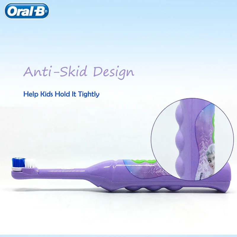 Oral B Children Electric Toothbrush Waterproof Battery Powered Brushes for for Kids Gum Care Soft Bristle Oral Health Aged 3+