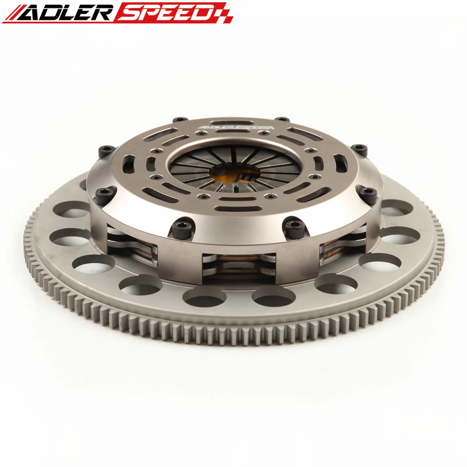 Adlerspeed Racing / Street Clutch Twin Disc Kit Per Nissan 240Sx Ka24E E Ka24De 2.4L Medium Wt Dal 1989 Al 1999
