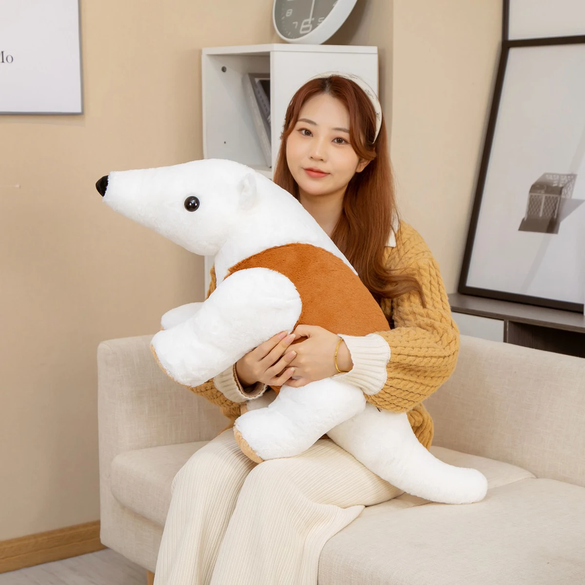 70/90cm Lovely Pangolin Dolls Plushie Toy Simulation Cute Animal Anteater Pillow Stuffed Soft