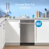 Built-in Dishwasher with 8 Place Settings, 6 Washing Programs, Stainless Steel Tub, Heated Dry, Energy Star 4