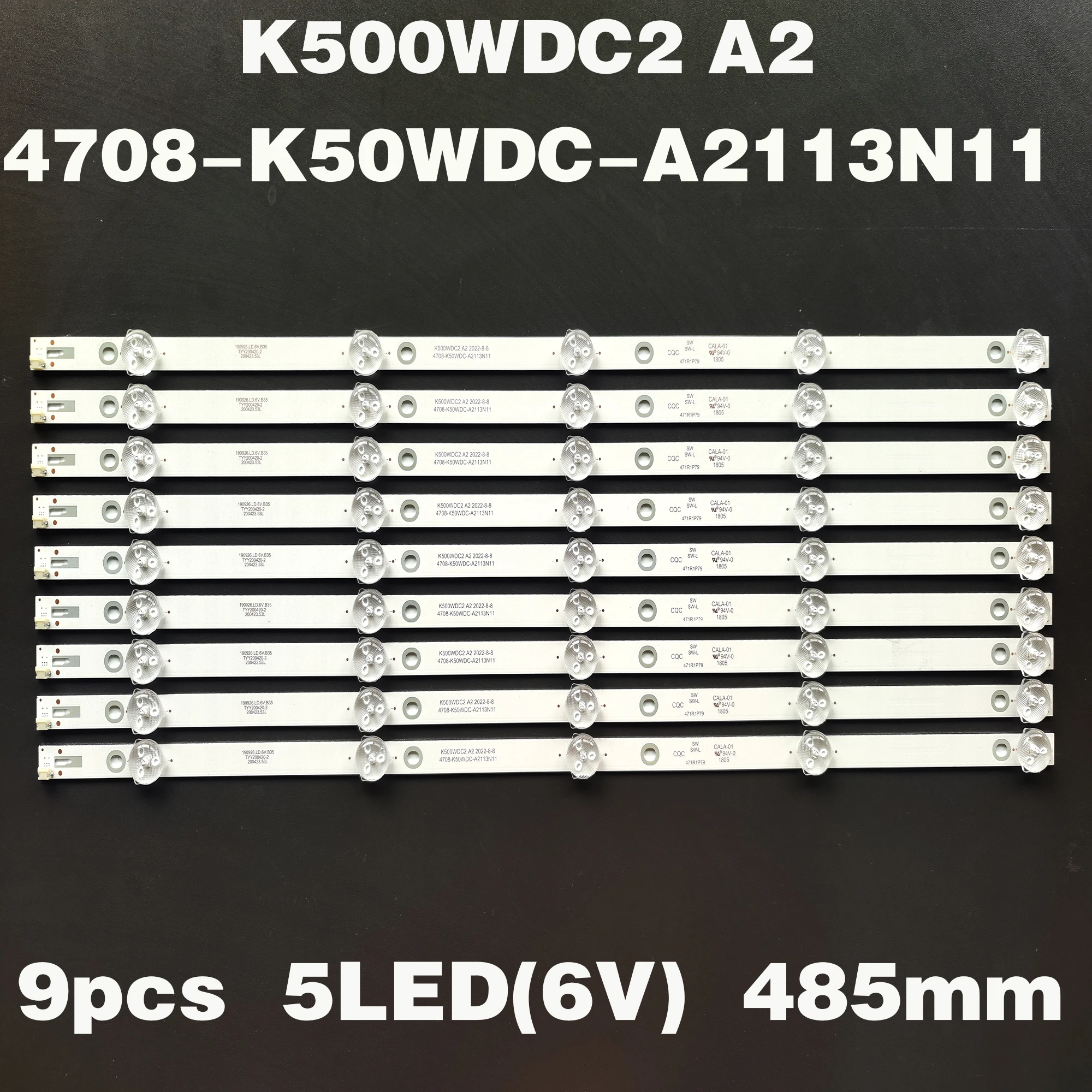 Tira Retroiluminação Led Lâmpada para Philips 50tv 50usk1810t2 K500wdc2 a2 4708-k50wdc-a2113n11 50put6023 50put6002 P50fn0117k P50fn117