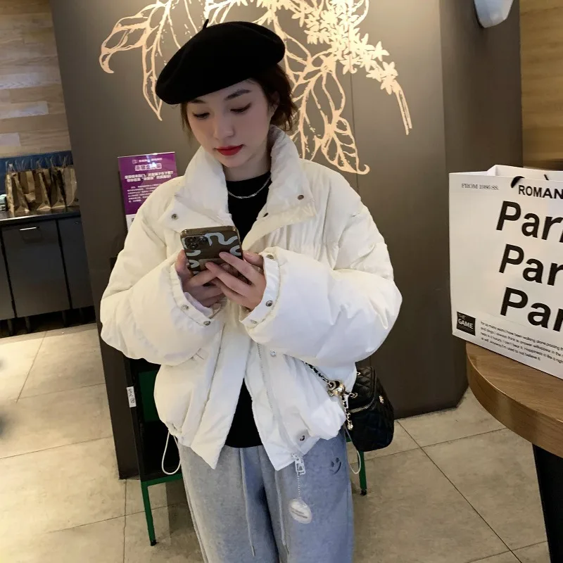 2023 New Women Down Jacket Winter Coat Short Parkas Slim Fit Outwear Versatile Leisure Time Given To Philandering Overcoat