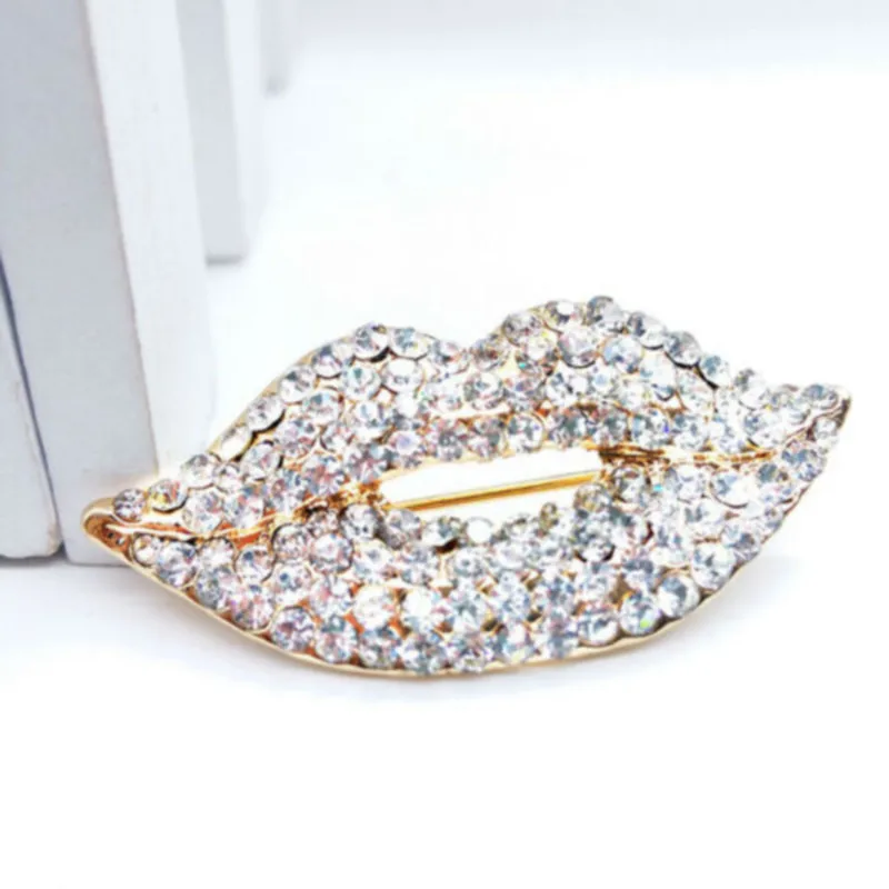 PEARLY JUN Set Di Spille Per Colletto E Copribottoni Con Strass - Accessori Moda Argento Per Uomo E Donna