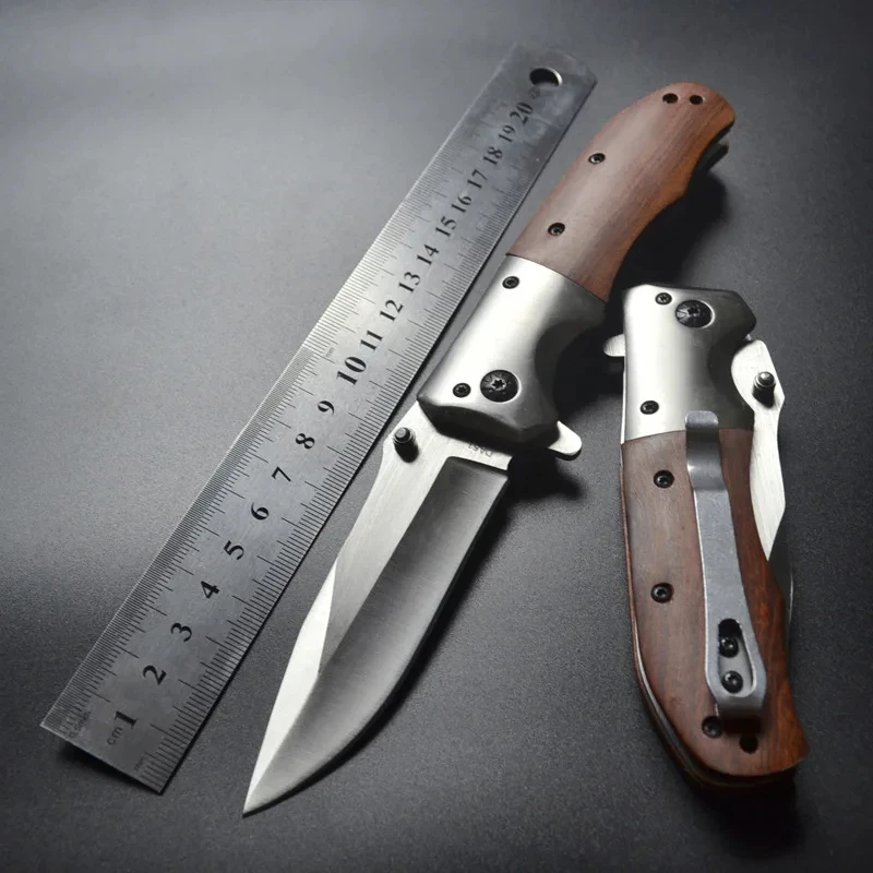 

Outdoor Portable Folding Knife for Men High Hardness Survival Military Tactical Pocket Knives for Camping and Fishing