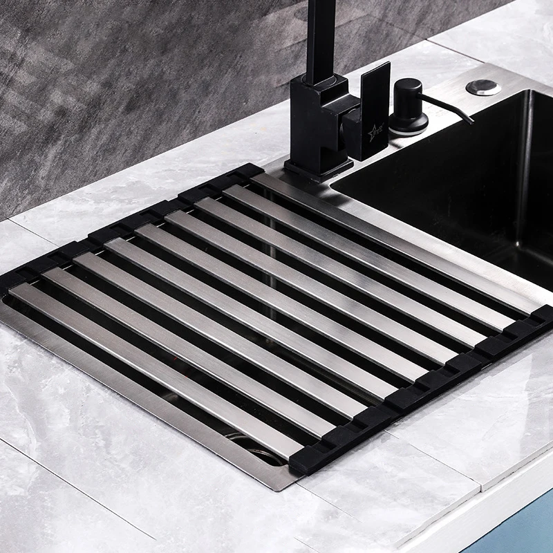 Stainless Steel Foldable Dish Drying Rack