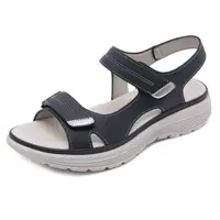 EOFK-Sandales de marche à semelle compensée pour femme, chaussures confortables et décontractées, avec coussin d'air et sangle de rinçage 2