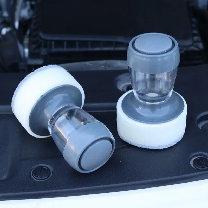 Tire Shine Applicator Wax Dispense Sponge Kit for Tire Dashboard Plastic Dressing Car Paint Protection Coating Sponge Brush