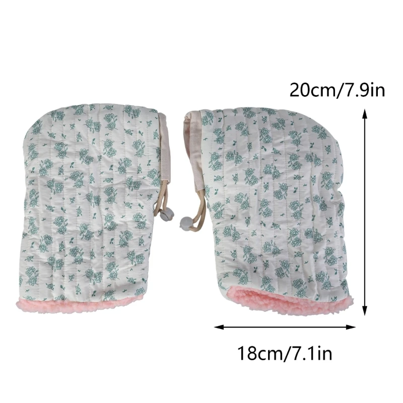 Windproof Infant Scooter Hand Muffs Outdoor Sports Mittens Cartoon Printed Hands Warmer Balance Car Accessory for Winter