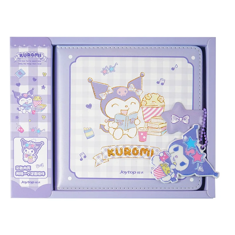 

Sanrio Kuromi Cinnamoroll MyMelody квадратный блокнот с мультяшной магнитной застежкой ручной блокнот школьные принадлежности канцелярские подарки