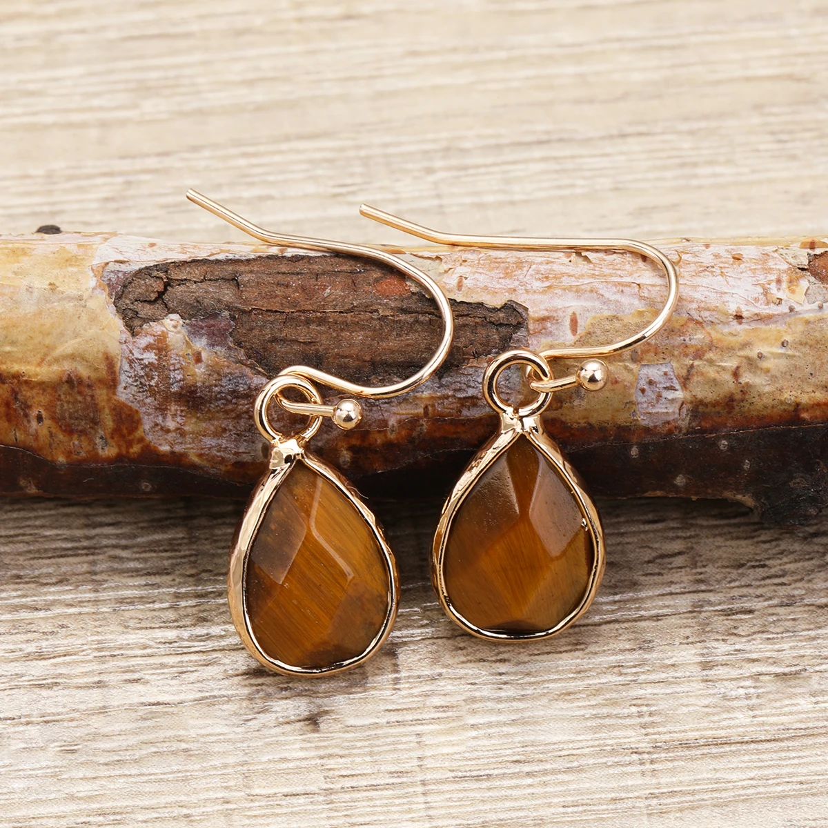 Natural Stone Gemstone Drop Earrings Pendant Women's Fashion Temperament Earrings Women's Daily Wear Jewelry Factory Direct Sale drop earrings,pendant earrings