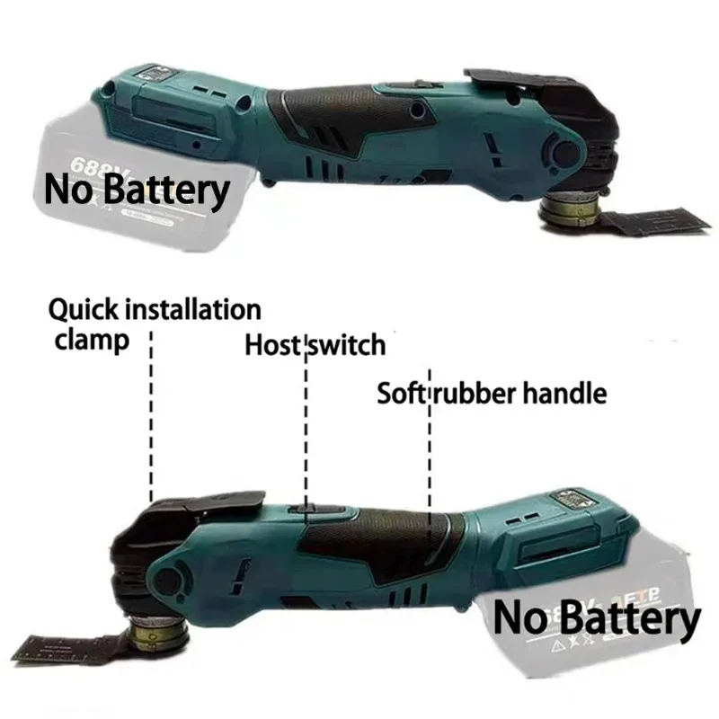 마키타 무선 브러시리스 진동 다기능 공구 전기톱 트리머 삽 목공 절단기 18V 배터리용