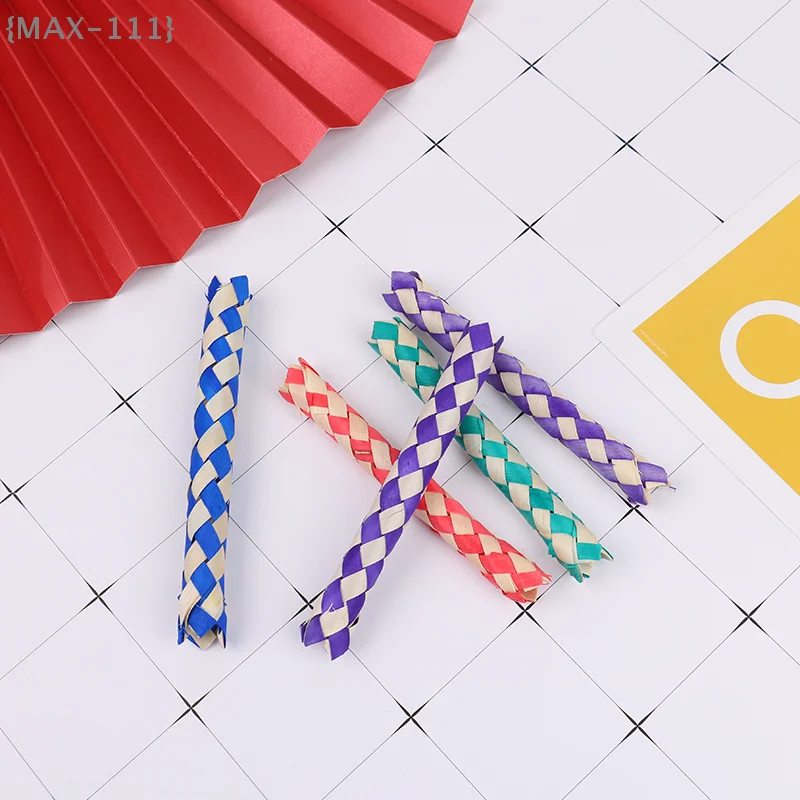 【F2-MAX111】5개입 창의력 DIY 손가락 트랩 클래식 천연 중국산 대나무 손가락 트랩 교체용 팝잇 튜브 장난감