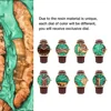 BOBO BIRD resin Man Watch Quartz Men's Watches Wood Wristwatch Male Timepiece Clock Blue Wrist Man Watch Customize Dropshipping 3
