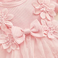 Summer Baby Girl 2pcs Lace Rompers Outfits Mesh Lace Ruffle Bodysuits Dress + Hairband Toddler Fashion Jumpsuits Clothes 5