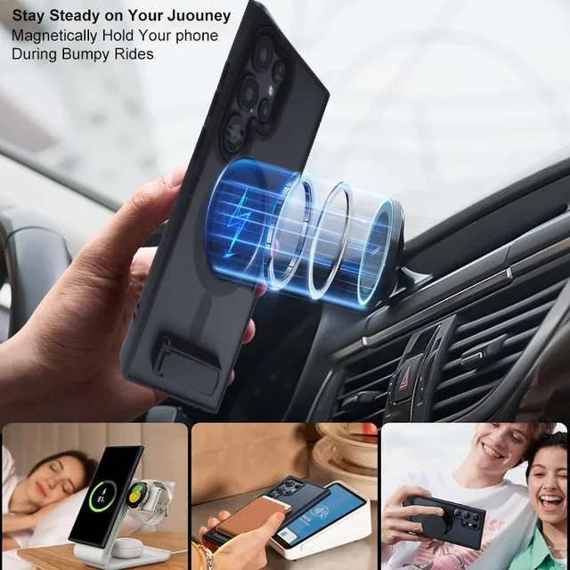 UYUXIO Magnetic Kickstand Case 3