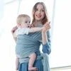 New Breathable Mesh Cross-hold Baby Carrier Newborn to Toddler Stretchy Cotton Travel Baby Wrap Carrier Baby Sling 0-36 Months
