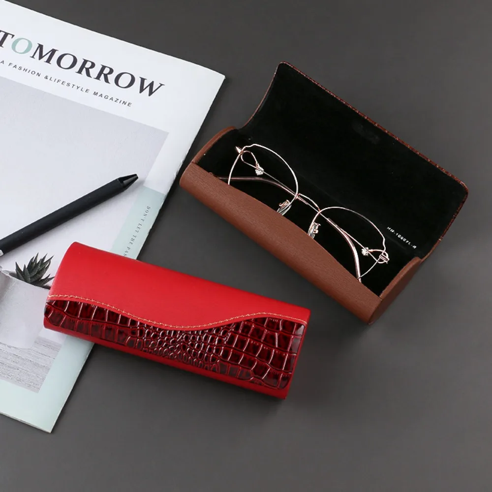 

Portable Protcetor Leather Lightweight Storage Box Eyeglass Cases Sunglasses Case Glasses Case