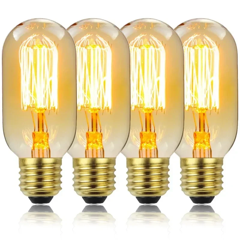 

Led Bulbs T45 E26 E27 110V 220V Replacement Retro Vintage Incandescent Ampoule 4W S14 C35 Filament Lamps Decorative Lights