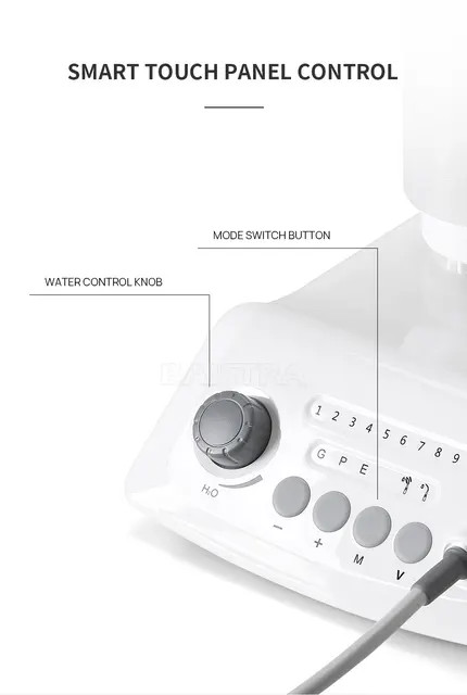 Strumento Dentale FDA Manipolo Per Scalers Dentale Ultrasonico VRN A8 - LED, Auto-Water, Controllo Wireless, Senza Fili Sound Device - Foto 5