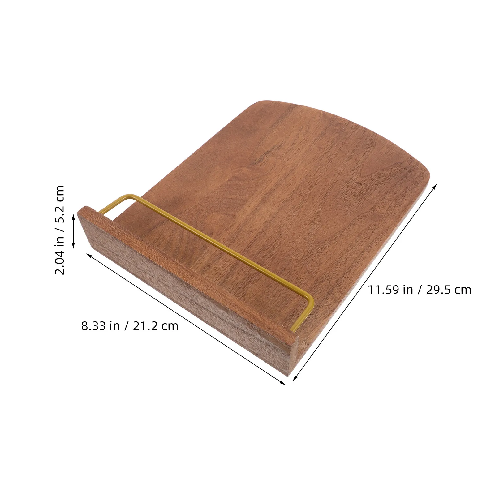 조절 가능한 나무 요리책 스탠드 주방 카운터 레시피북 홀더 태블릿 홀더 소박한 나무 조리대 요리용 레시피