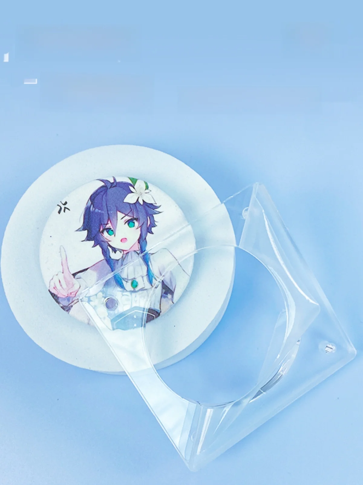 Thiened Acrylic Display Stand for Trading Cards And Baes Transparent 3D Protective Box for Celebrities And Anime Fans