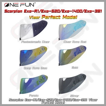EXO R420 Visiera per casco integrale fotocromatiche per scudi per casco SCORPION Parabrezza Protezione solare Visiera Visera Moto Accessorie