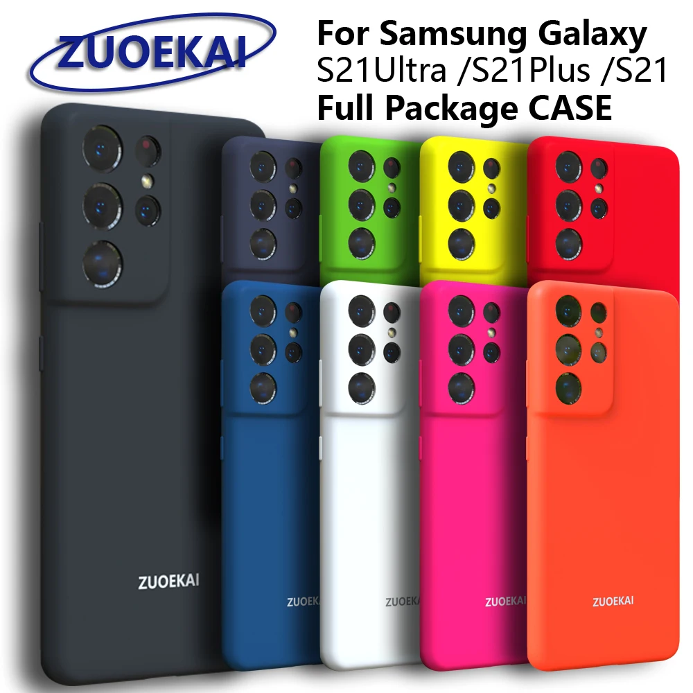 Zuoekai Per Samsung Galaxy S21 S21 Plus S21 Custodia Ultra Custodia In Silicone Setoso Custodia Protettiva Posteriore Soft-Touch S2 1Fe S21 + S21Fe
