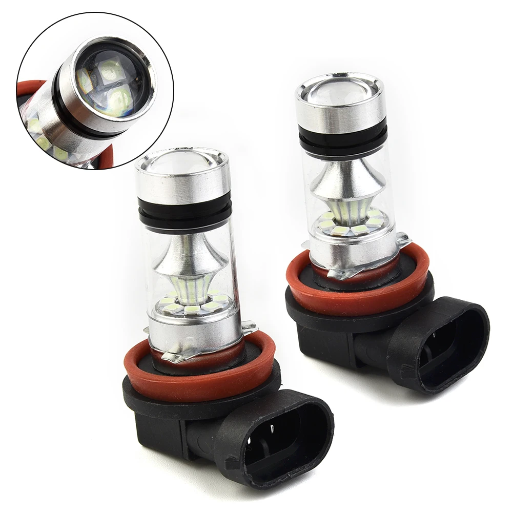 

2 шт., H8, H9, H11, противотуманная лампа, 8000K, светло-голубая, 100 Вт, 12 В, лампочка для фар, лампочки для фар, высококачественные аксессуары для автомобиля, грузовика