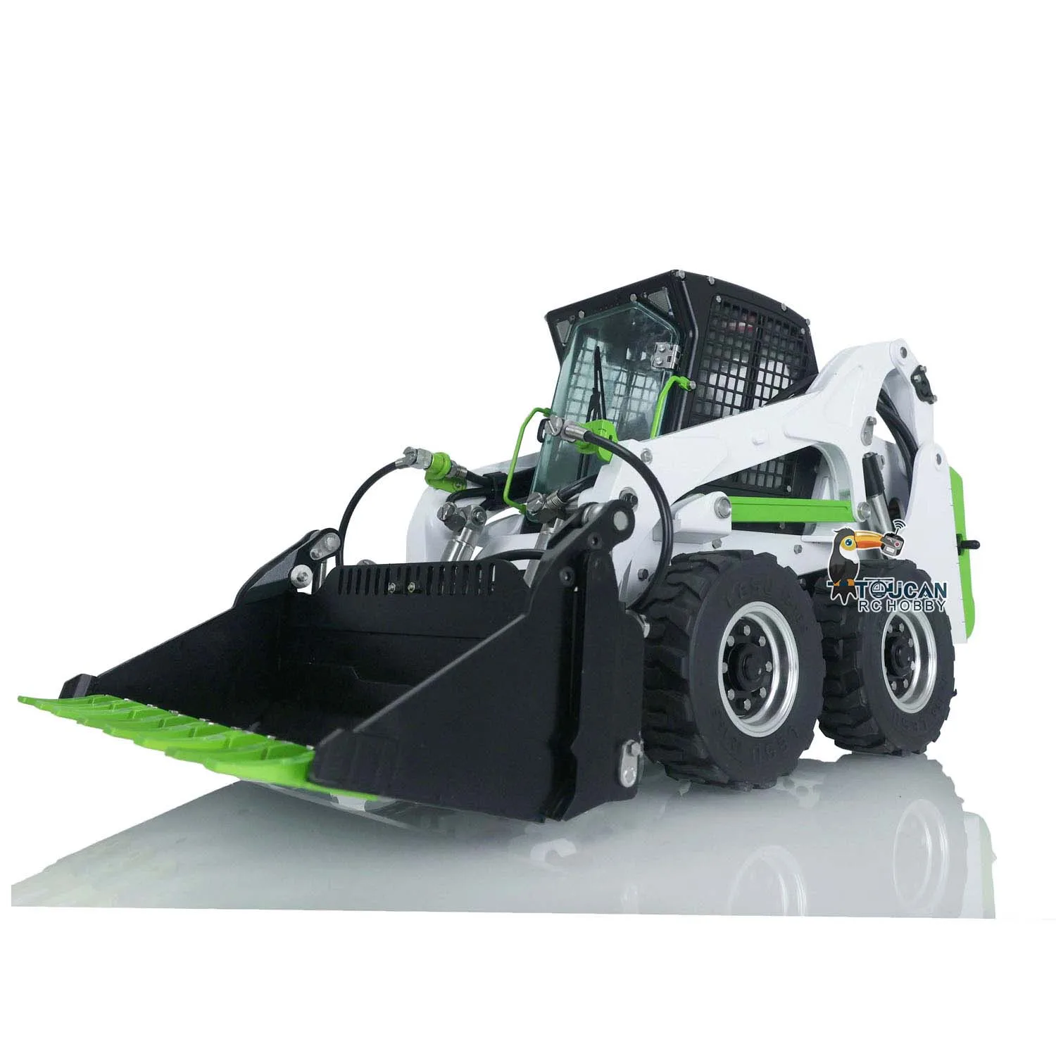 1/14 RC Hydraulic Loader LESU Wheeled Skid-Steer Aoue Lt5H I6S Radio Esc Motor Model Remote Control In Stock Truck Thzh1279-SMT9 3