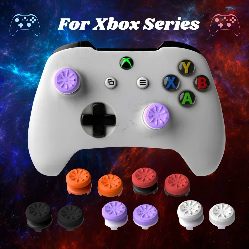 NEU 2PCS Freek Galaxy Professional Thumbstick (Lila Schwarz & Weiß) für Xbox Series X/S Thumbstick