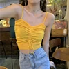 Women Crop Top Summer Sleeveless Casual Camisole Vest Off Shoulder Sexy Backless Tank Top 1
