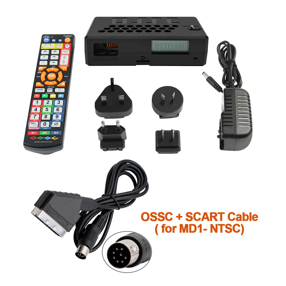 Bitfunx V1.8 OSSC HDMI Converter For Retro Game Console Open