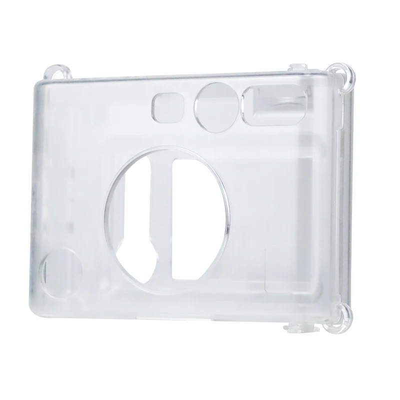 Protective Crystal Shell Case with Strap for FUJIFILM Instax mini EVO Dust proof transparent protective shell