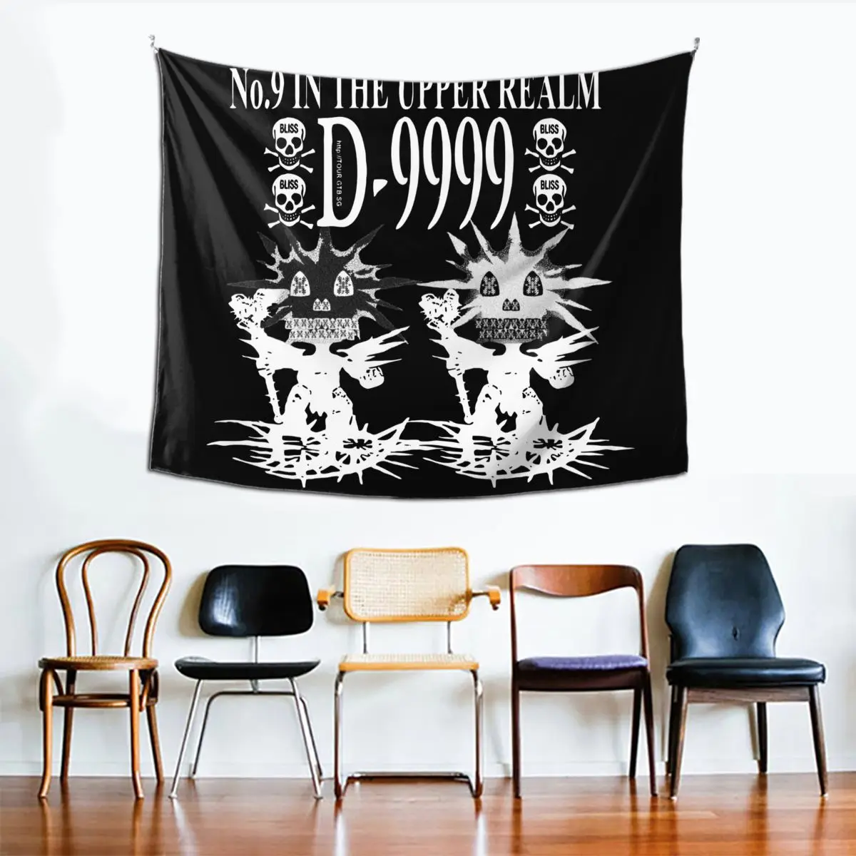 Drain Gang No.9 IN THE UPPER REALM Tapestry Colorful Fabric Wall Hanging Bladee Wall Decor Yoga Mat Witchcraft Tapestry tapestry decor