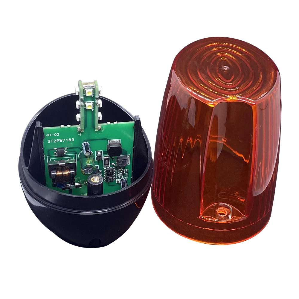 LED Signal Alarm Light Strobe Flashing Emergency Warning Lamp 12-265V AC DC outdoor wall mount for Automatic Gate Opener emergency warning lamp warning light security flashing light warning beacon light