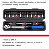 16PCS Torque Wrench High Precise Torque Preset Wrenches 2-24N.m Torque Adjustable 1/4inch Ratchet Wrench Car Repairing Tool 6