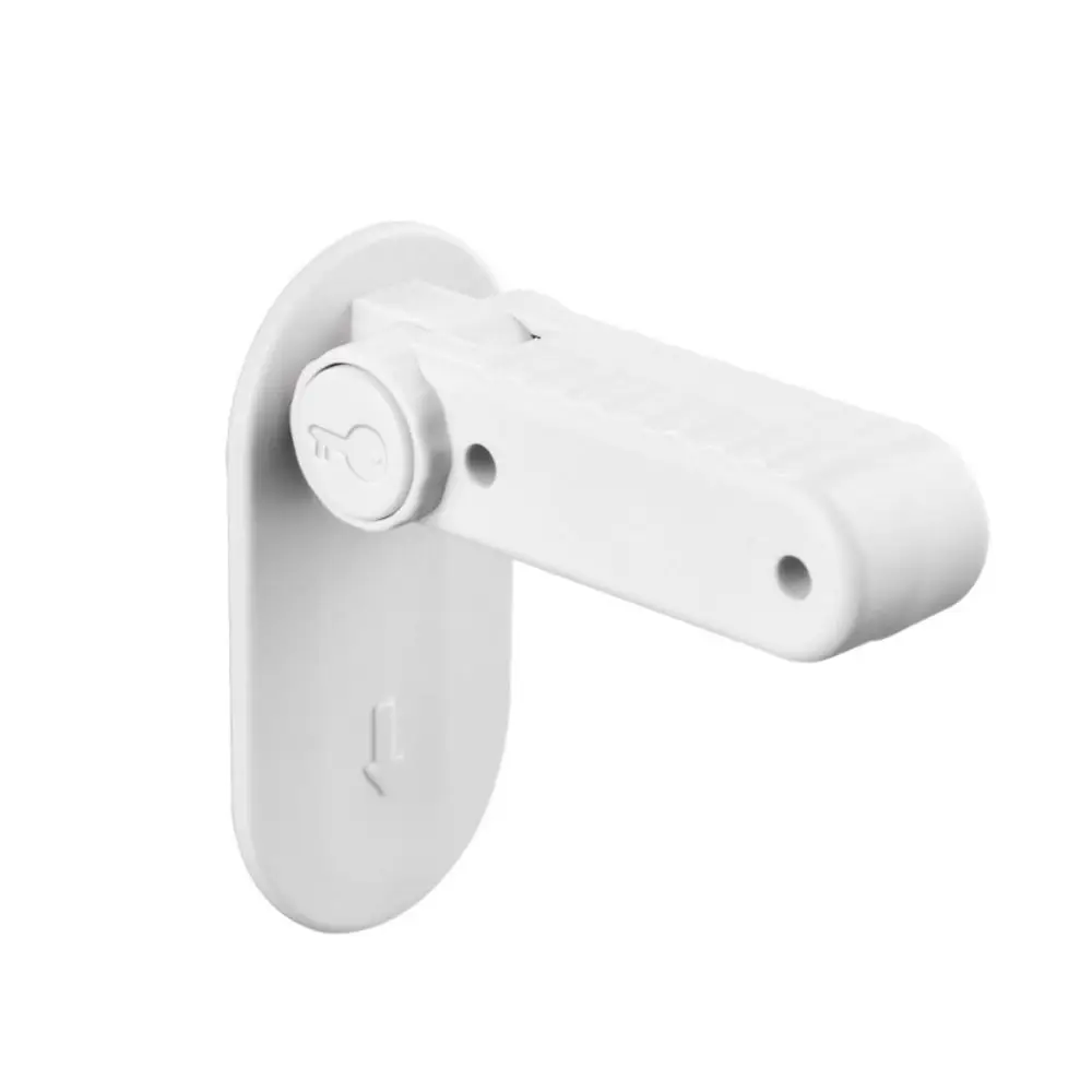 Protection Equipment Baby Safety Locks Plastic Self Adhesive Door Handle Locks Multipurpose No Hole Children Security Protector
