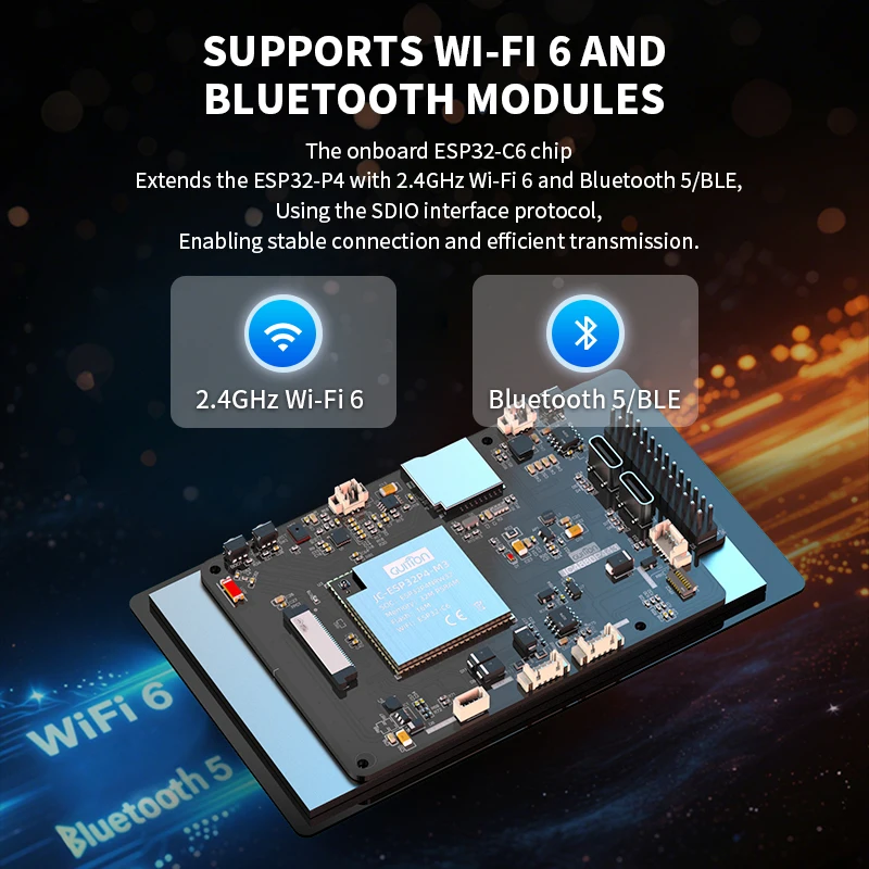 รูปสินค้า แผงพัฒนาจอสัมผัส 4.3 นิ้ว ESP32-C6