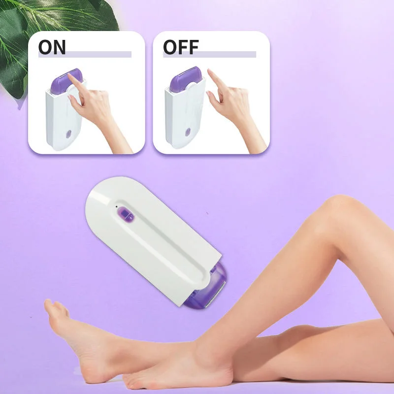 NEW Low Price Durable Women Hair Removal Painless Shaver Sensor Light Rechargeable Depilator Kit