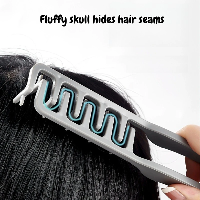 Fluffy Hair Styling Comb Volumizing Wide Tooth Clip For Natural Hair_voghion.com