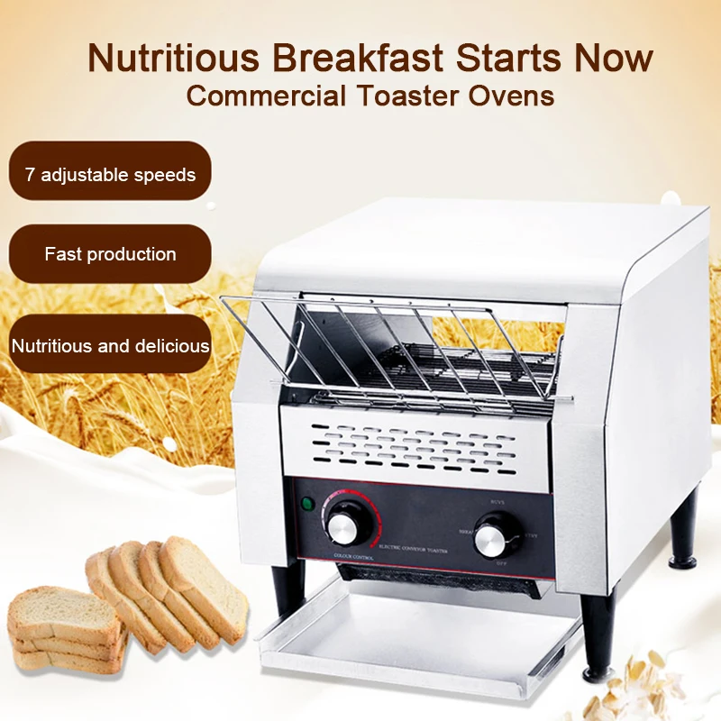 Commercial chain type of toaster oven TT-150 vertical bread furnace toaster food processing equipment 220V  1PC 3