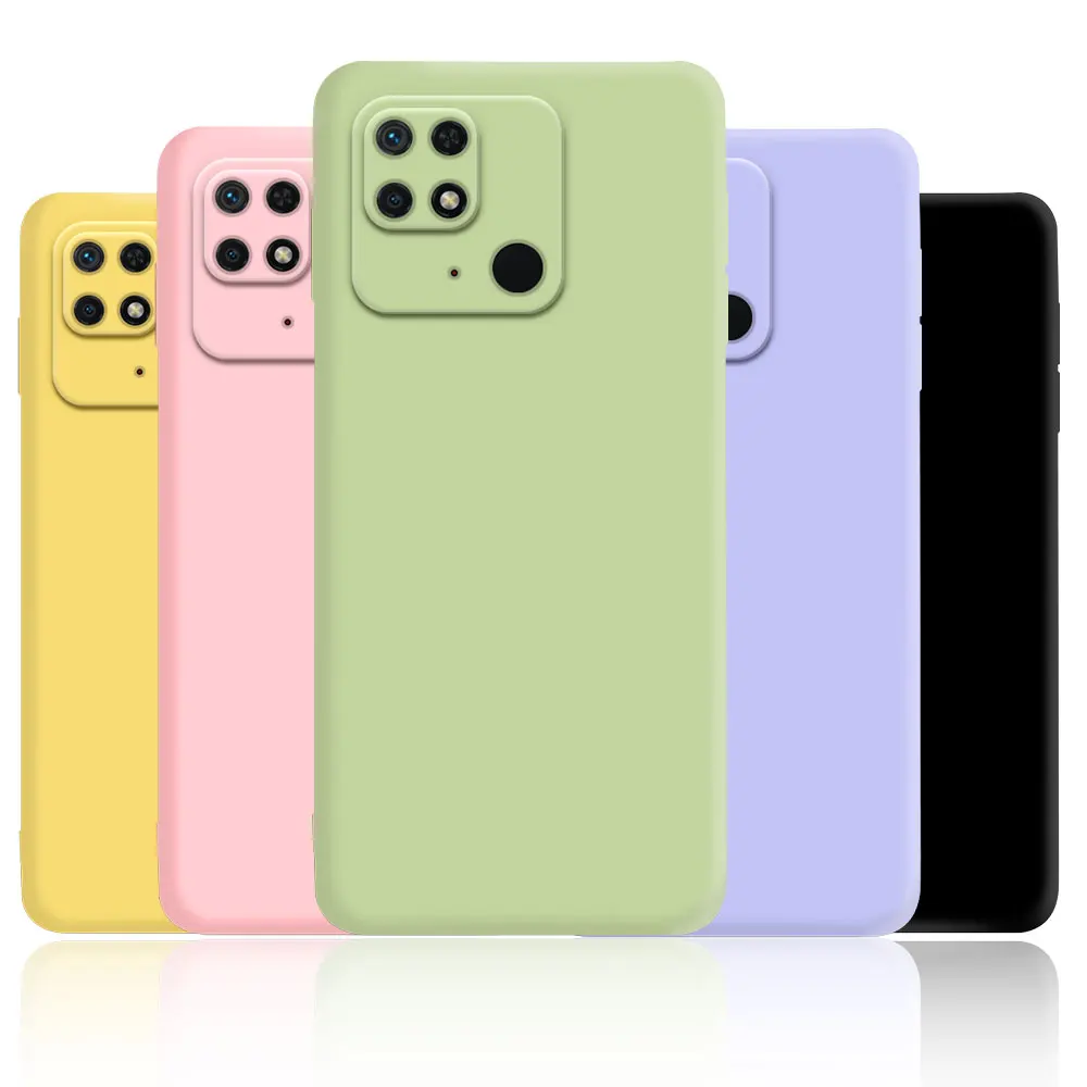 Luxuriöse Flüssigsilikonhülle für Xiaomi Redmi 10C 10A 9A 9C 12c Redmi Note 10 10S 11 11s 12s 12 Pro 5G A1 A2 Plus Cover Fundas