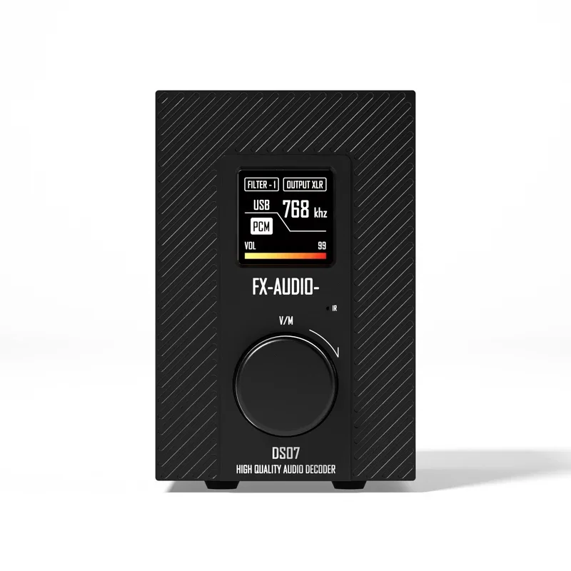 FX-AUDIO-DS07 QCC5125 Bluetooth 5.1 Audio decoder LDAC HD HIFI ES9068AS MQA DAC XLR Balanced decoder remote control DSD512