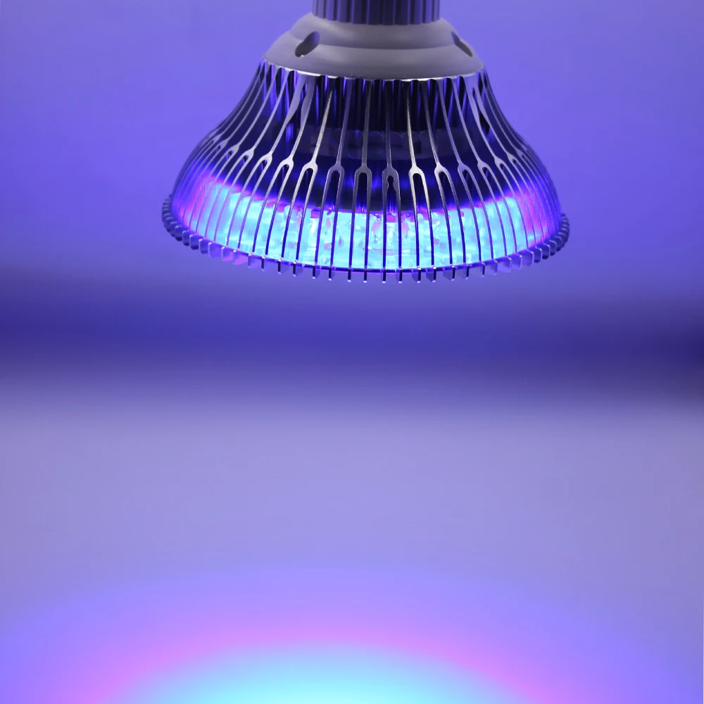 Hot sale Blue 450nm LED PAR38 Bulb E27 for Plant Veg Growing, Reef Aquarium Tanks, LED Therapy Lamps